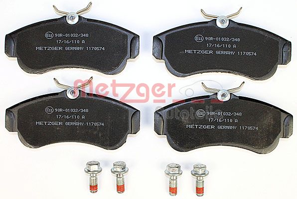 METZGER 1170574 Bremsbelagsatz, Scheibenbremse